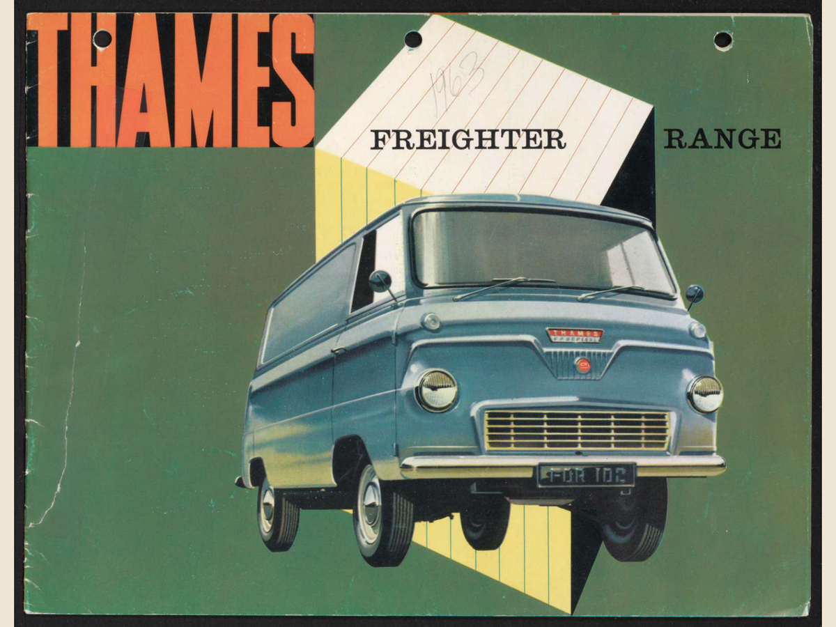 1963 Ford Thames Freighter Range Brochure Page 1 0063-0029 — 18×24 proportions