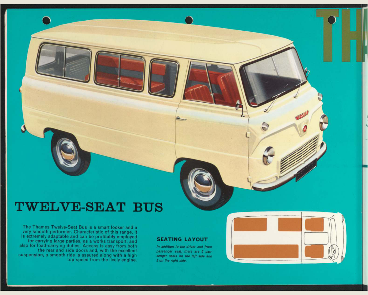 1963 Ford Thames Freighter Range Brochure Page 12 0063-0033 — 16×20 proportions