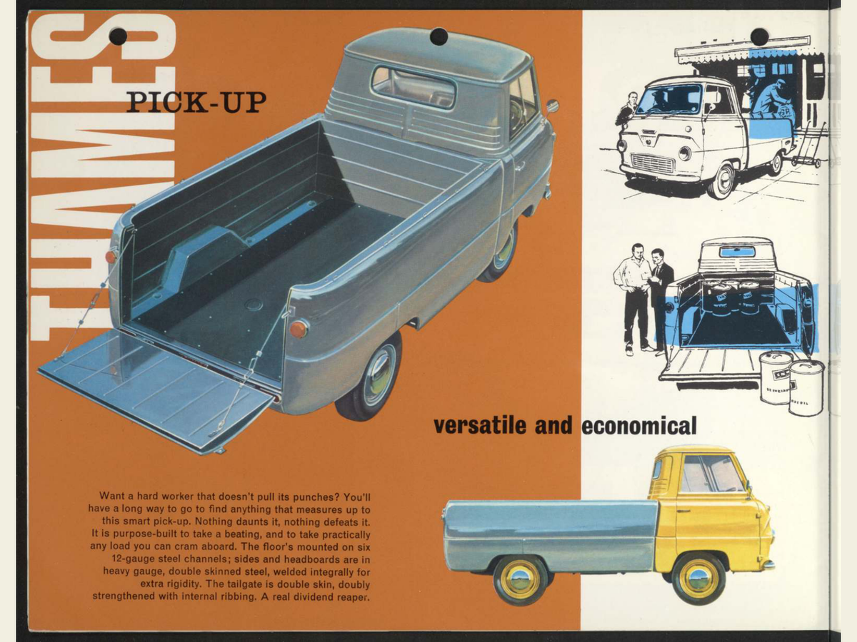 1963 Ford Thames Freighter Range Brochure Page 14 0063-0034 — 18×24 proportions