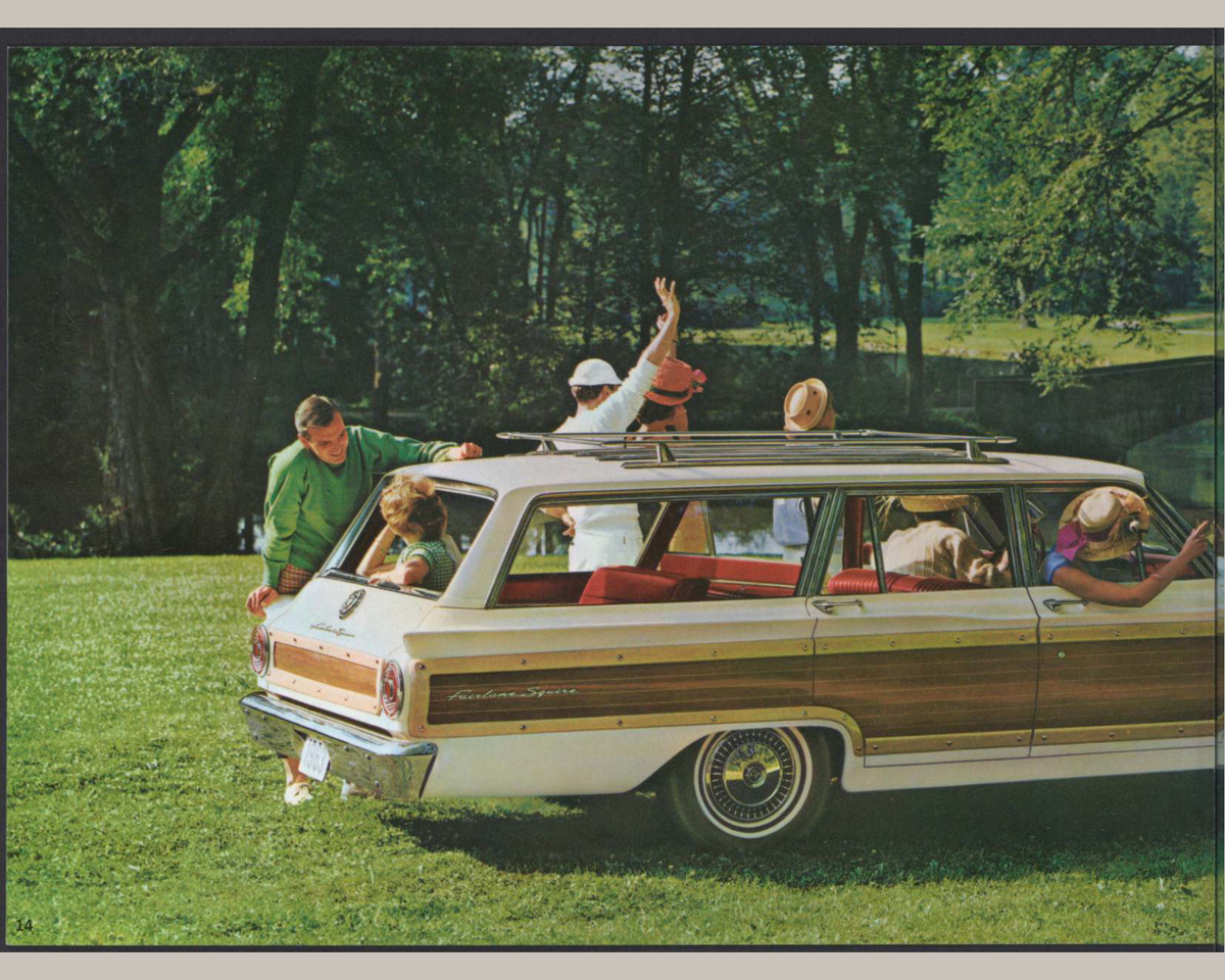 1963 Ford Fairlane Brochure Page 14 0063-0039 — 16×20 proportions