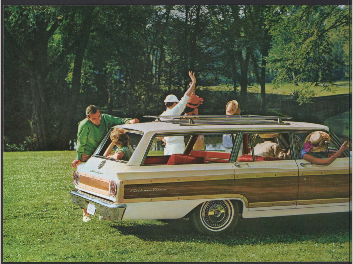 1963 Ford Fairlane Brochure Page 14 0063-0039 — 18×24 proportions