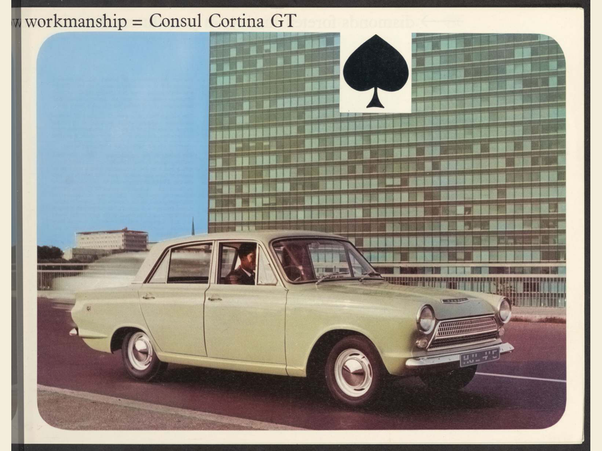 1964 Ford Consul Corsair Consul Cortina And Capri GT S Brochure Page 3 0064-0001 — 18×24 proportions