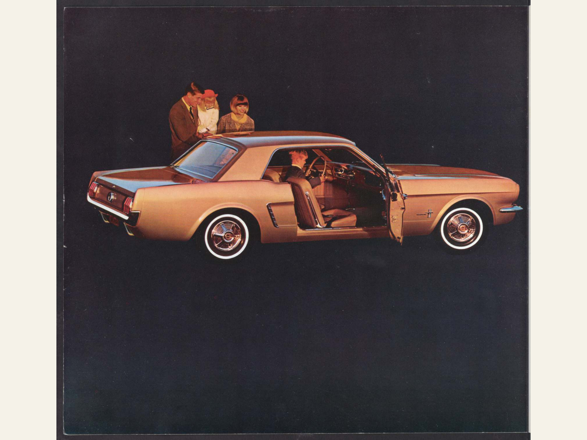 1964.5 Ford Mustang Brochure Page 4 0064-0054 — 18×24 proportions
