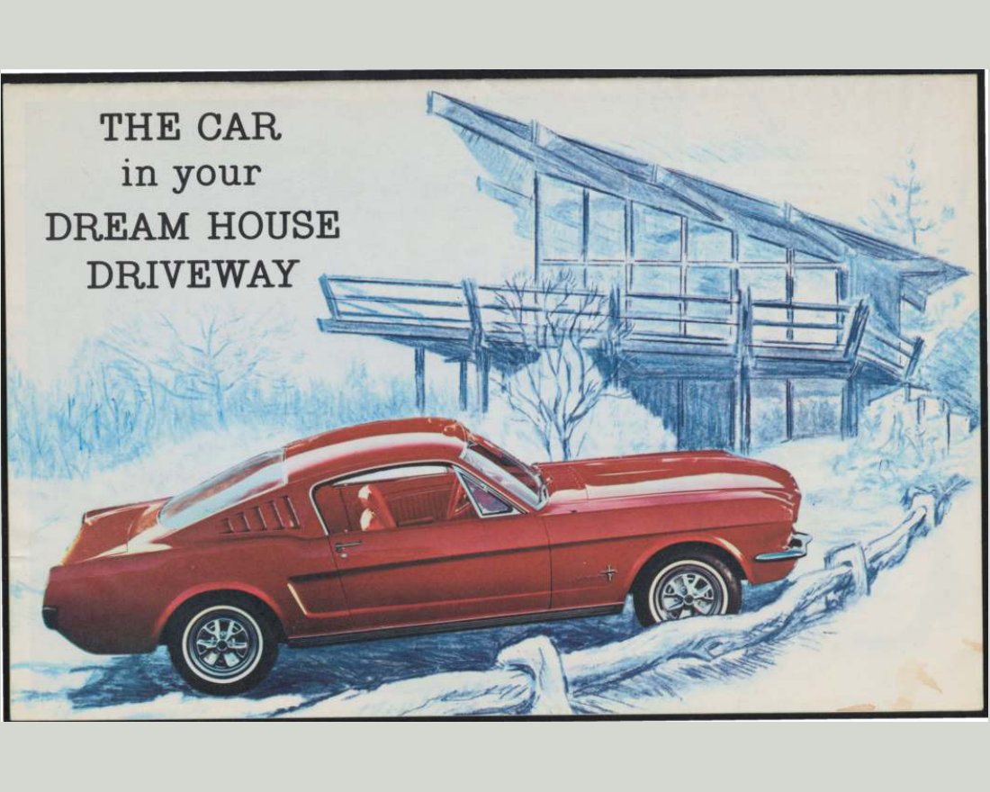 1965 Ford Family Of Cars Brochure Page 1 0065-0050 — 16×20 proportions