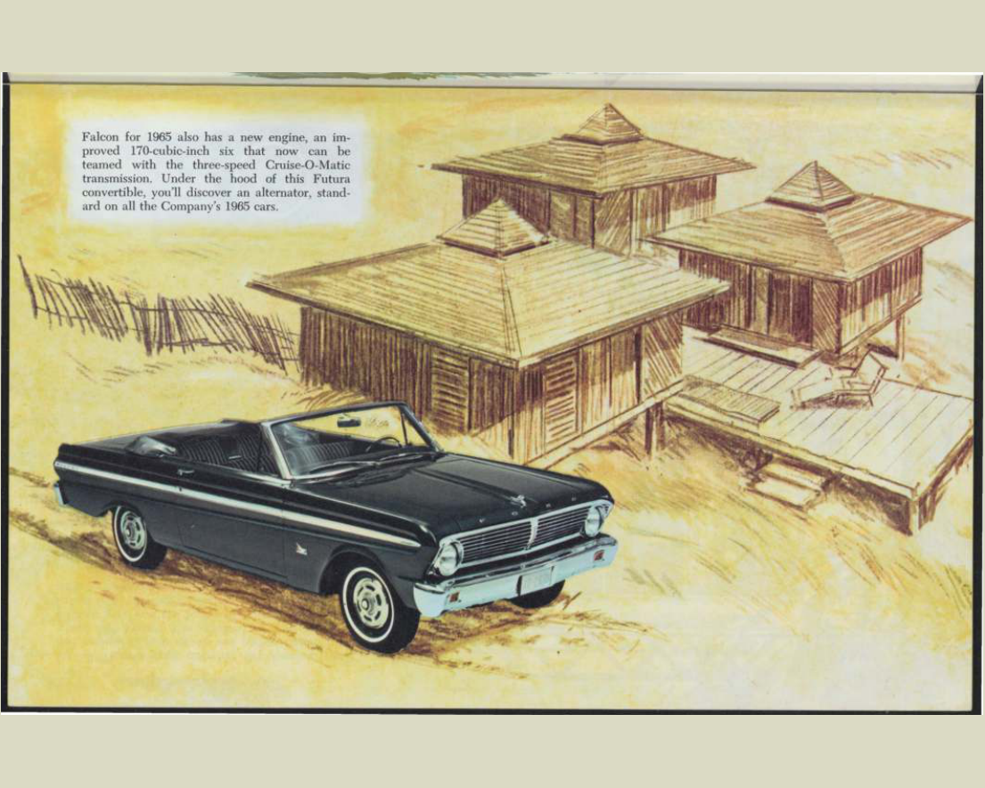 1965 Ford Family Of Cars Brochure Page 5 0065-0053 — 16×20 proportions
