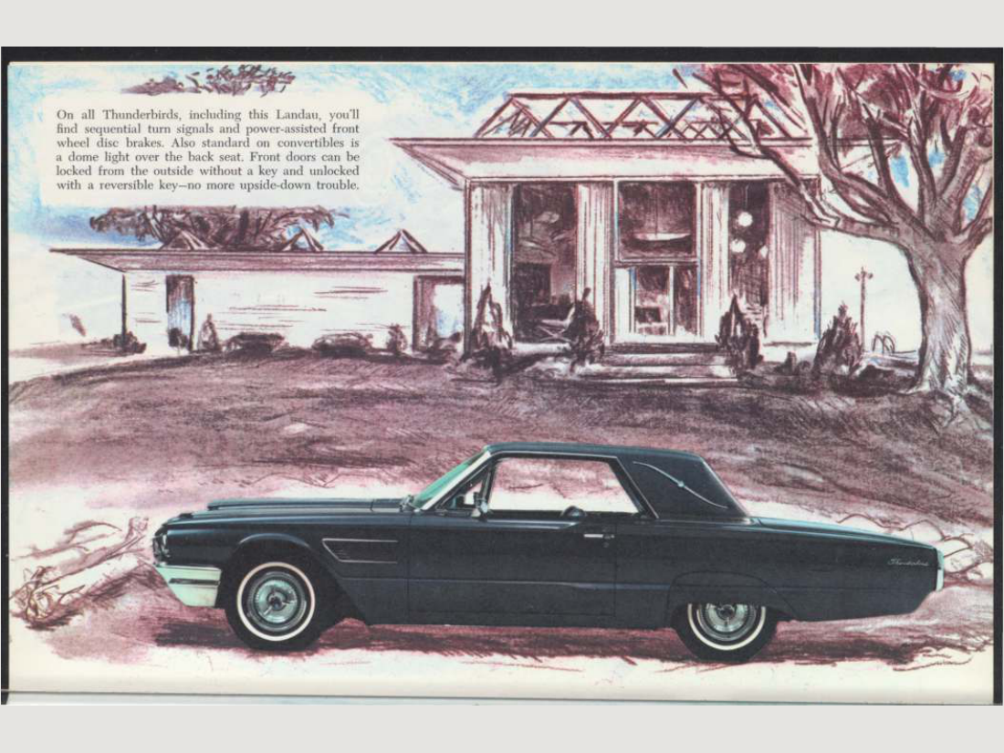 1965 Ford Family Of Cars Brochure Page 6 0065-0054 — 18×24 proportions