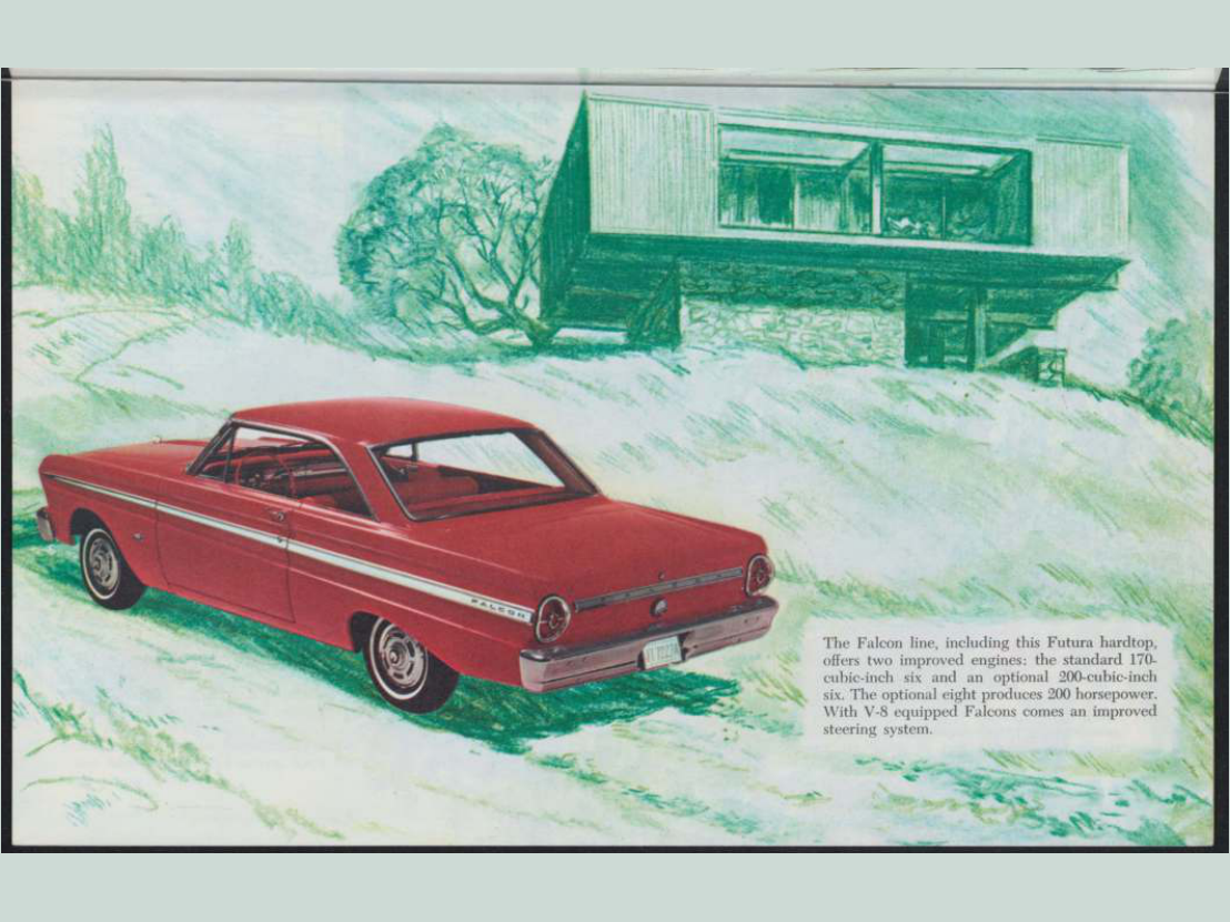 1965 Ford Family Of Cars Brochure Page 7 0065-0055 — 18×24 proportions