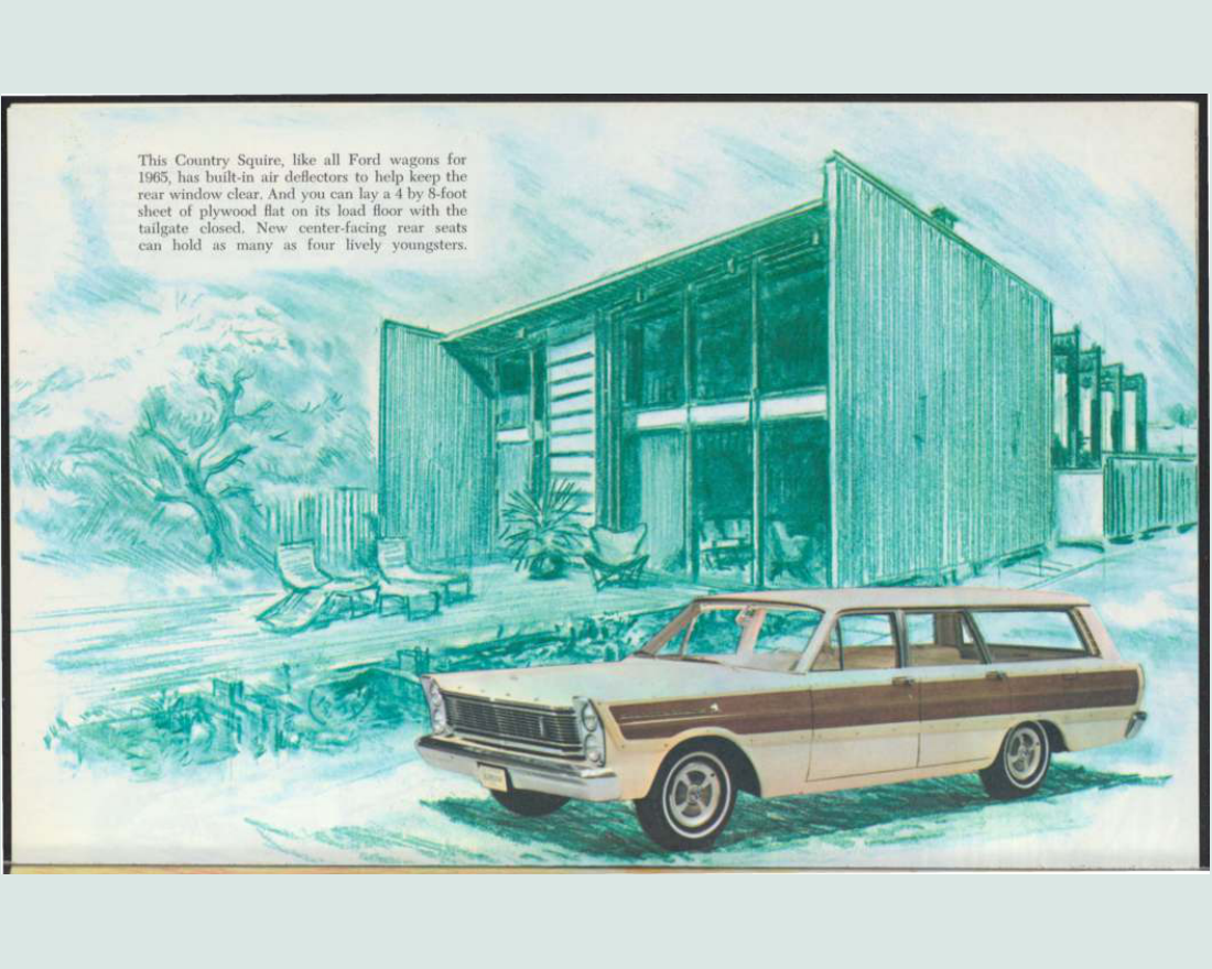 1965 Ford Family Of Cars Brochure Page 10 0065-0058 — 16×20 proportions