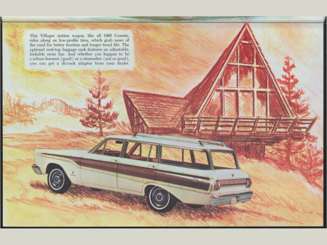 1965 Ford Family Of Cars Brochure Page 11 0065-0059 — 18×24 proportions