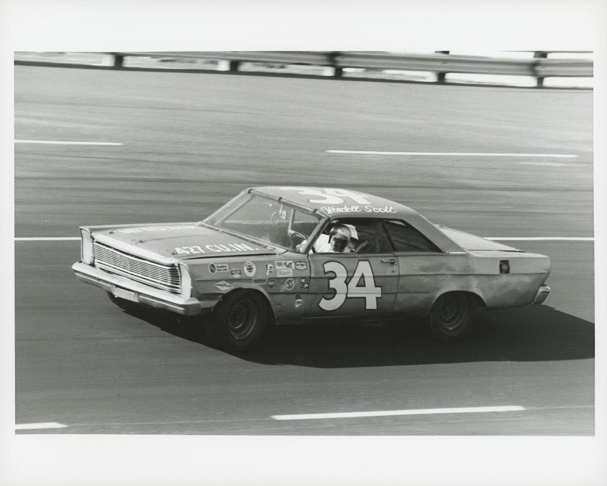 1966 — 1965 Ford Galaxie Driven by Wendell Scott in the Daytona 500, February 1966 — Fordimages 0066-0007; source THF146962