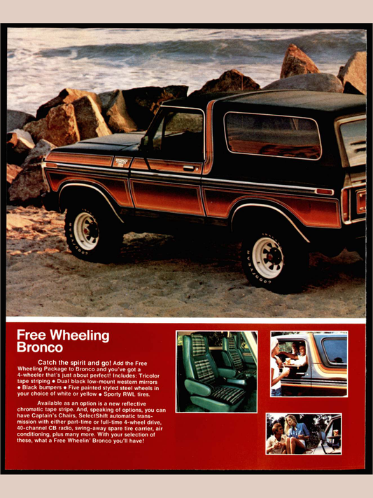 1979 Free Wheelin Ford Trucks Brochure Page 2 0079-0001 — 18×24 proportions