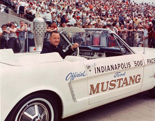1964 Indy 500 Benson Ford in Mustang pace car neg CN2970 008 0144-0851