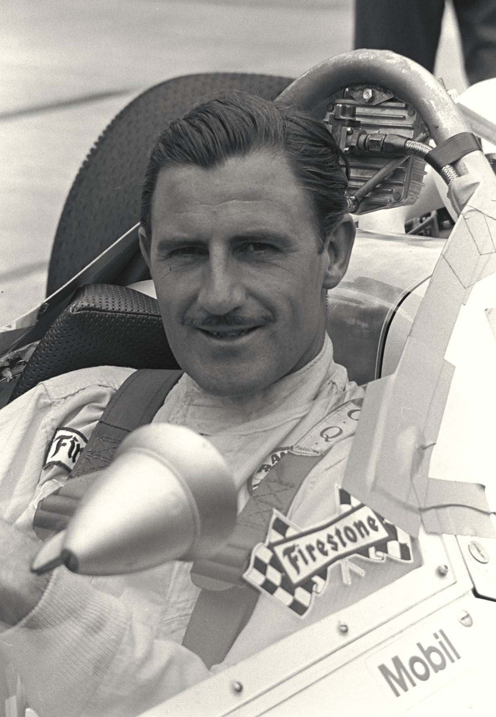 1966 Indianapolis 500 Indiana Graham Hill Lola Ford head shot CD 0554 3252 2891 14 0144-0963