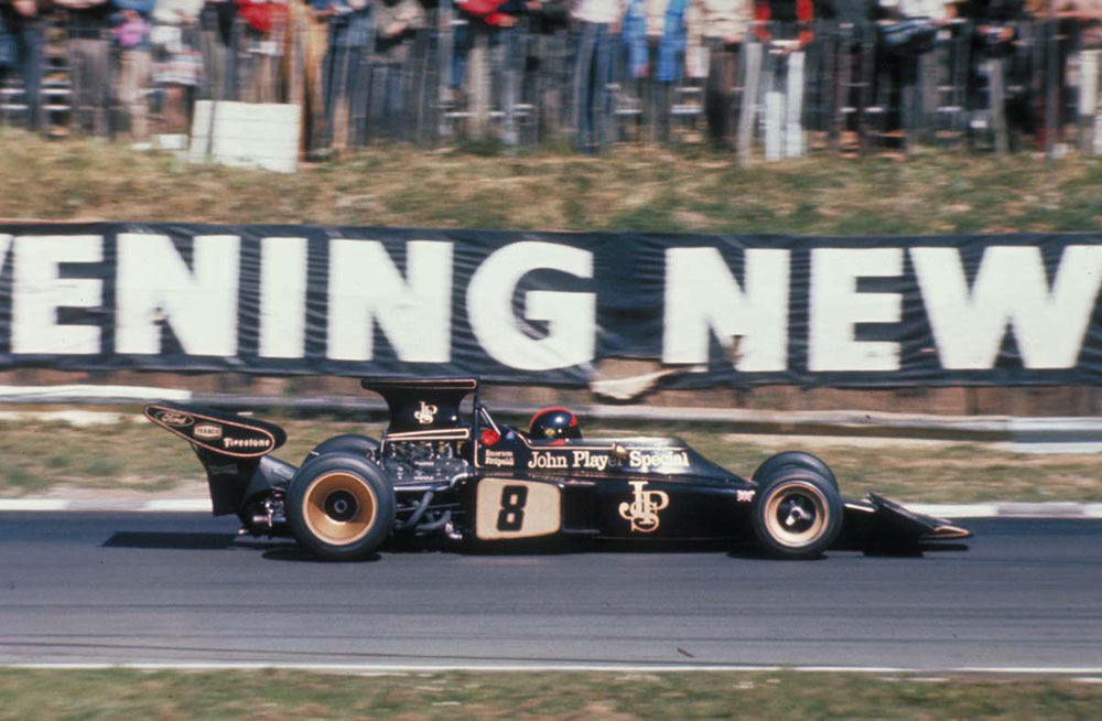 1972 British Grand Prix Brands Hatch England Emerson Fittipaldi wins in a Lotus 72 Ford CD 0776 3301 4373 23 0144-1173