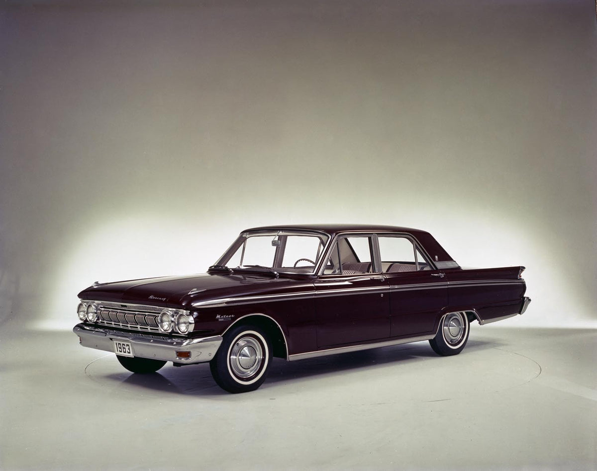 Ford Motor Company archival image documenting 1963 Mercury Meteor four-door.