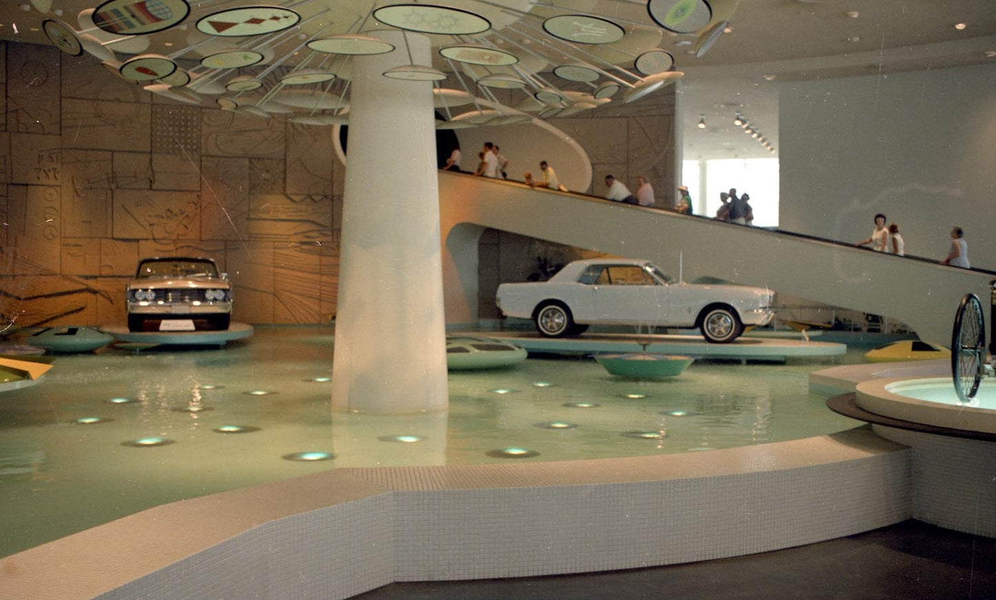 1965 Worlds Fair Ford Exhibit 1965 Mustang CN3430-823 0144-2353