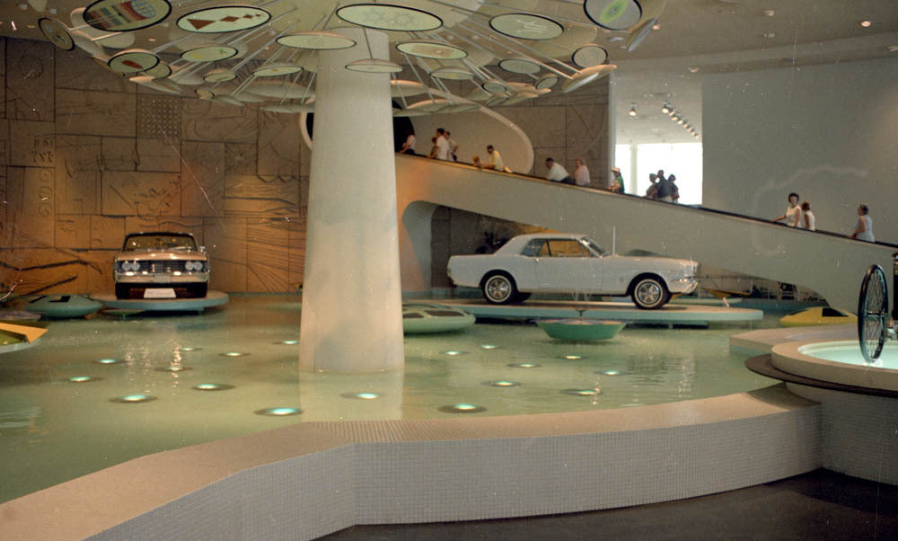 1965 Worlds Fair Ford Exhibit 1965 Mustang CN3430-823 0144-2353