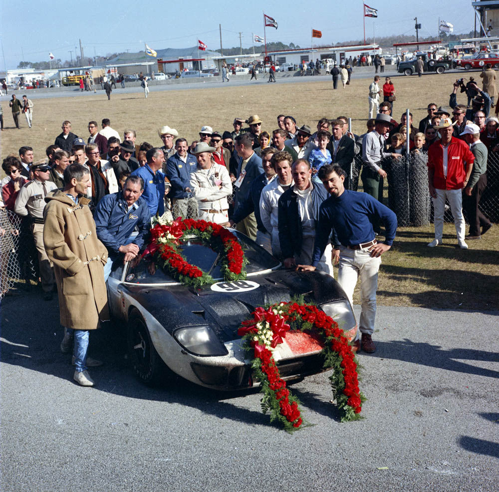 1966 Feb Daytona winners Miles-Ruby and team CN4300-127 0144-2444