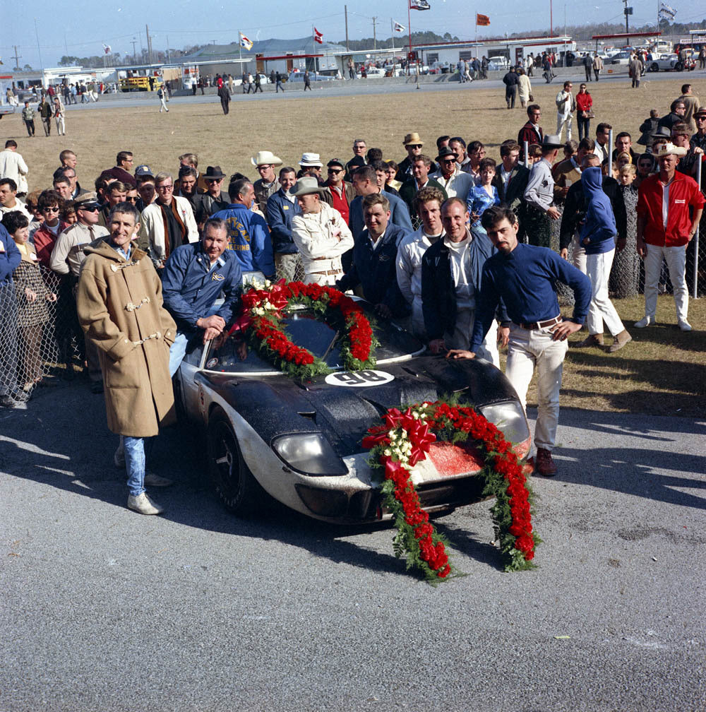 1966 Feb Daytona winners Miles-Ruby and team CN4300-128 0144-2445