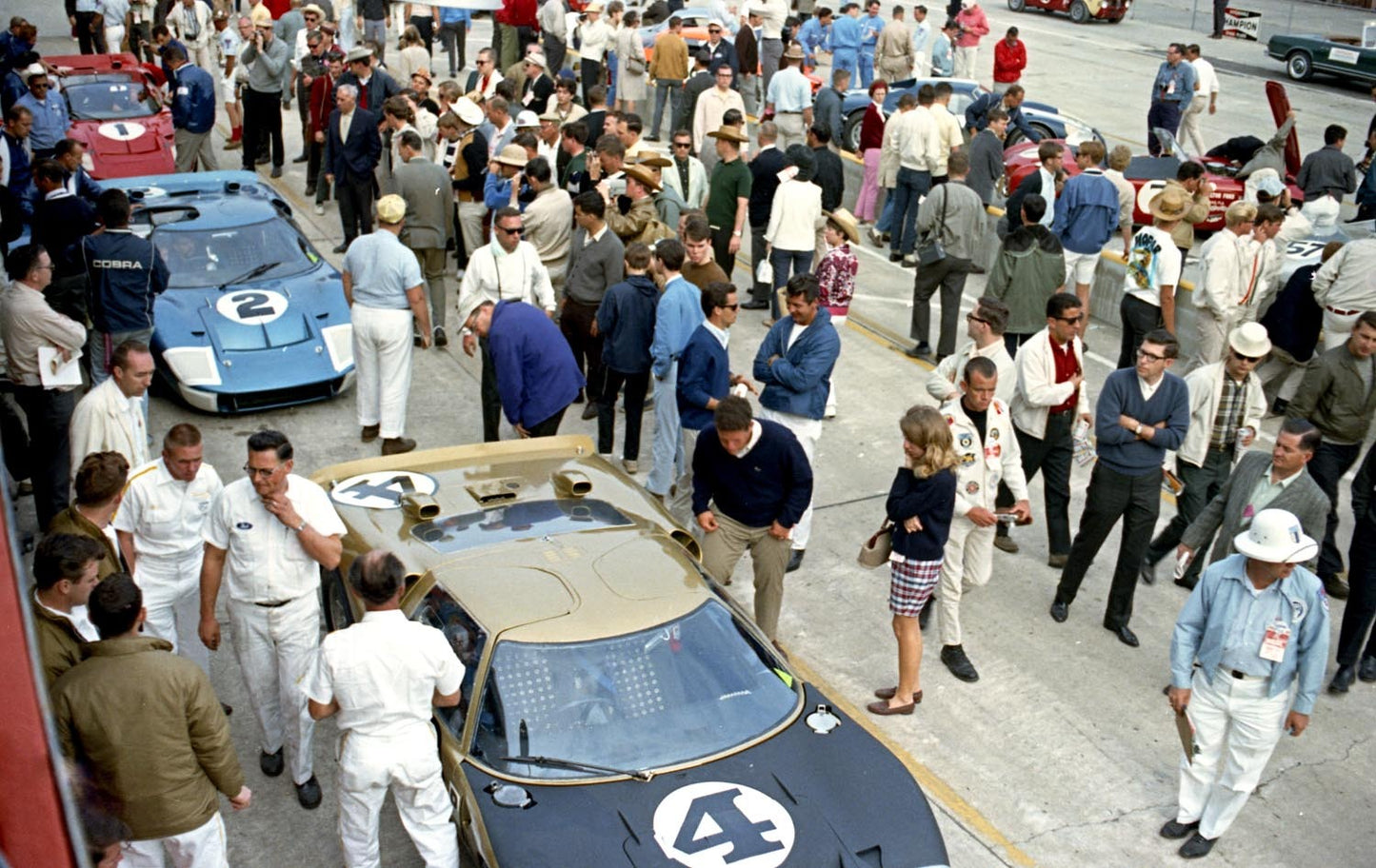 1966 Mar Sebring 1966 Ford GT Mk II Bucknum-Foyt CN4363-196 0144-2762