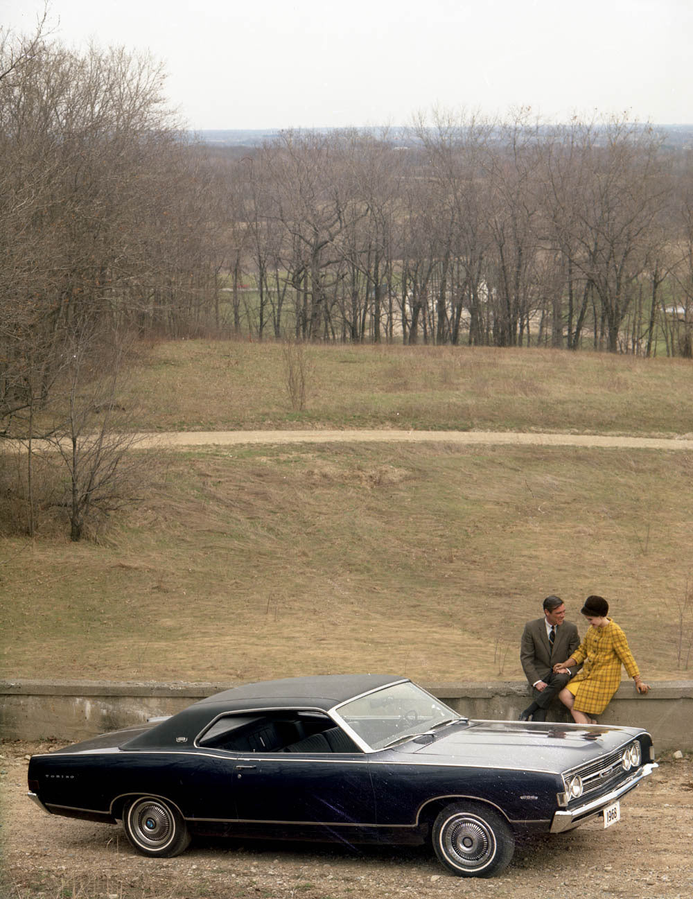 1968 Ford torino Brougham two-door hardtop CN4901-36 0144-2858