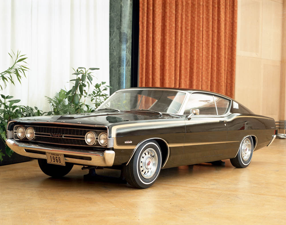 1968 Ford Torino GT sportsroof clay model CN4901-47 0144-2862