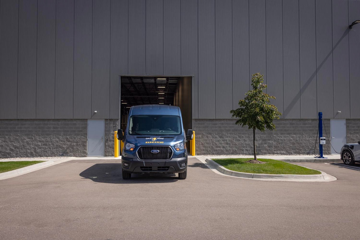 Ford Motor Company archival image documenting 2025 Ford Transit Van.