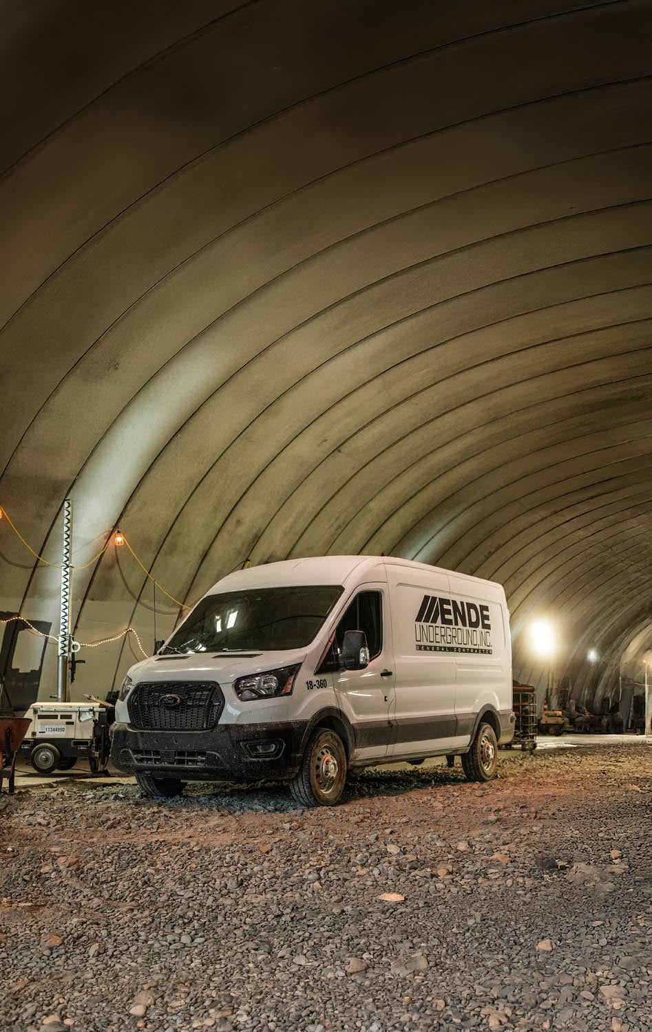 Ford Motor Company archival image documenting 2025 Ford Transit Van.