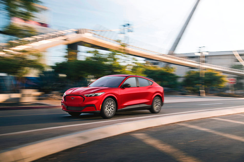 Official Ford Motor Company image of the 2026 Mustang Mach-E Premium.