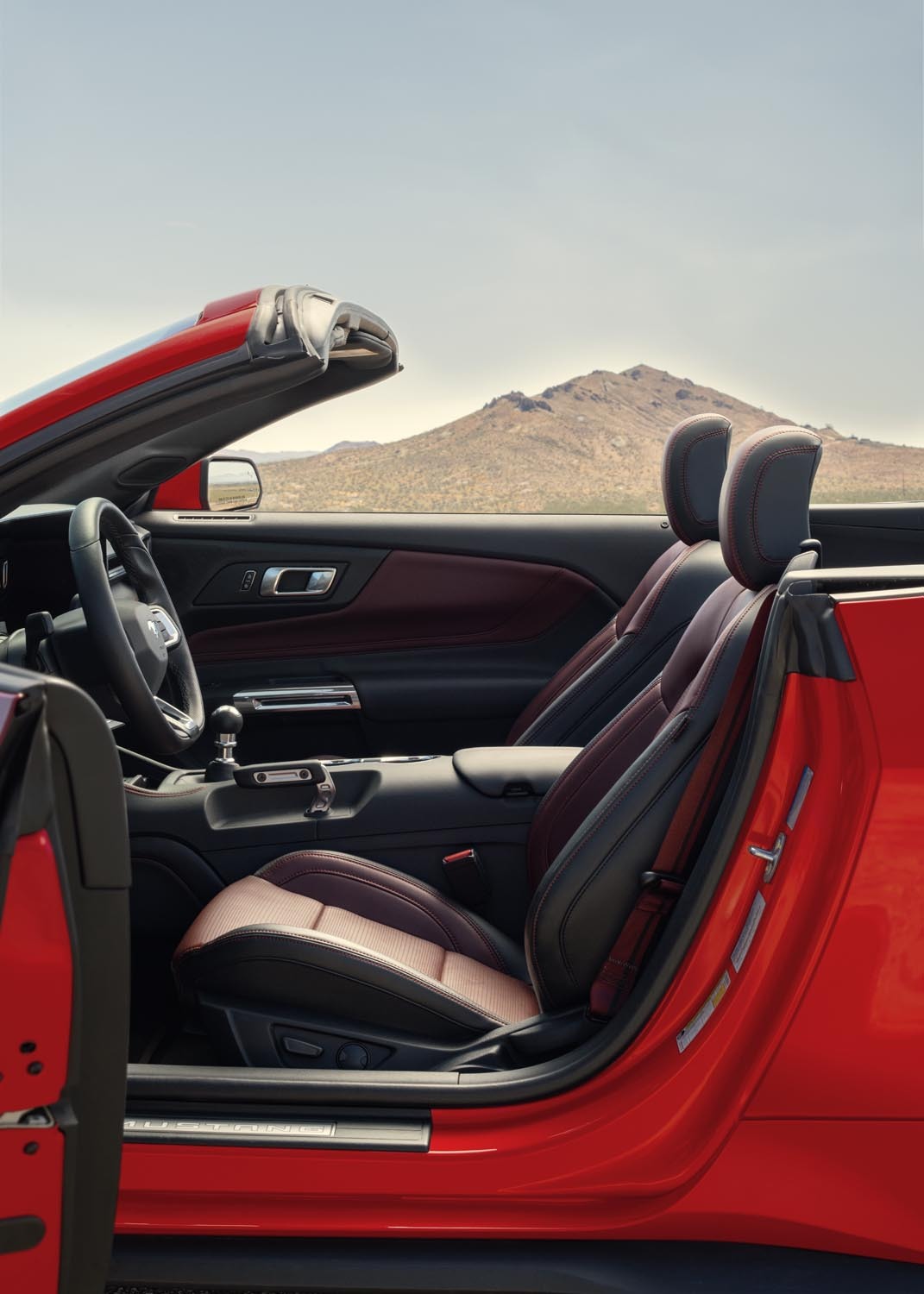 Official Ford Motor Company image of the 2026 Mustang GT Premium Convertible.