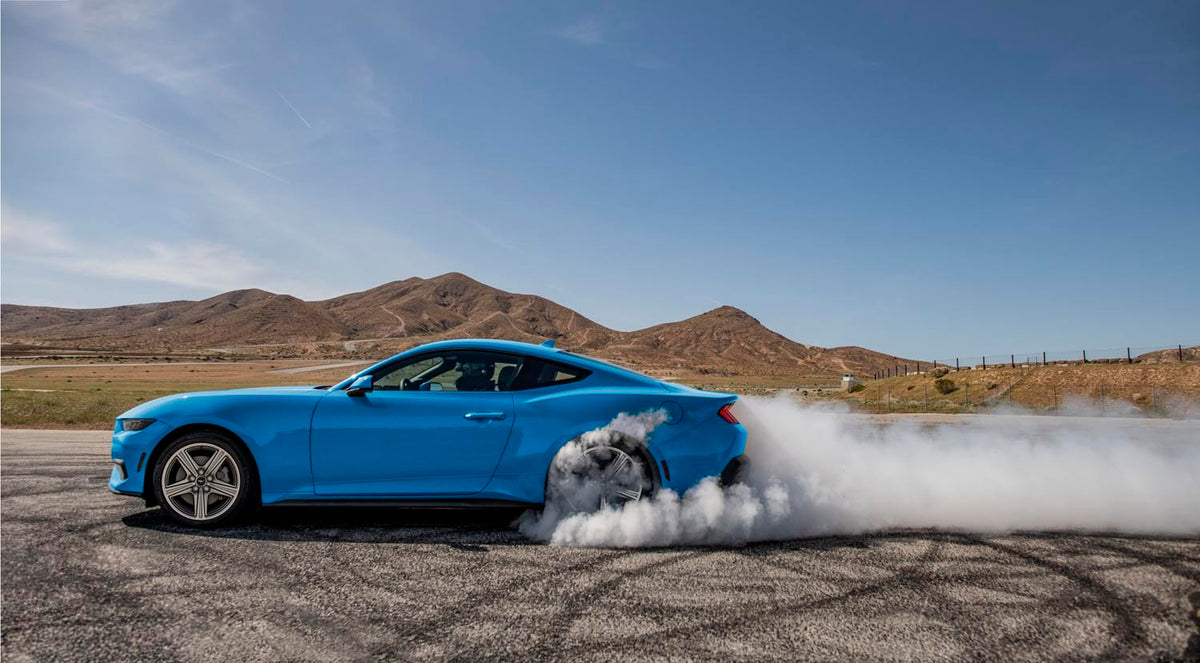 Official Ford Motor Company image of the 2026 Mustang EcoBoost Fastback.