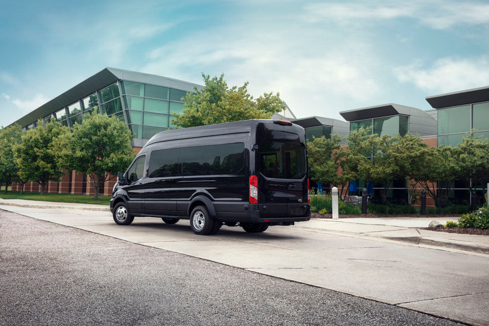 Official Ford Motor Company image of the 2026 Ford Transit commercial van.