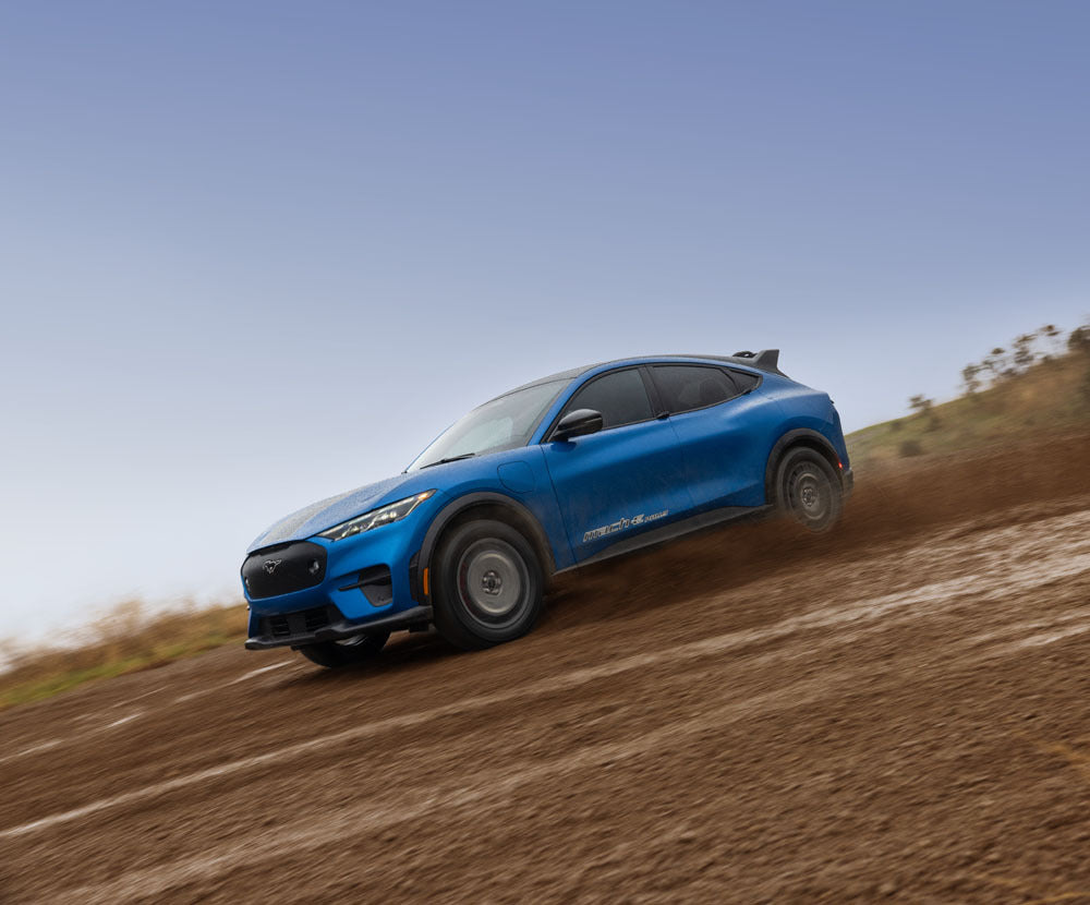 Official Ford Motor Company image of the 2026 Mustang Mach-E Rally.