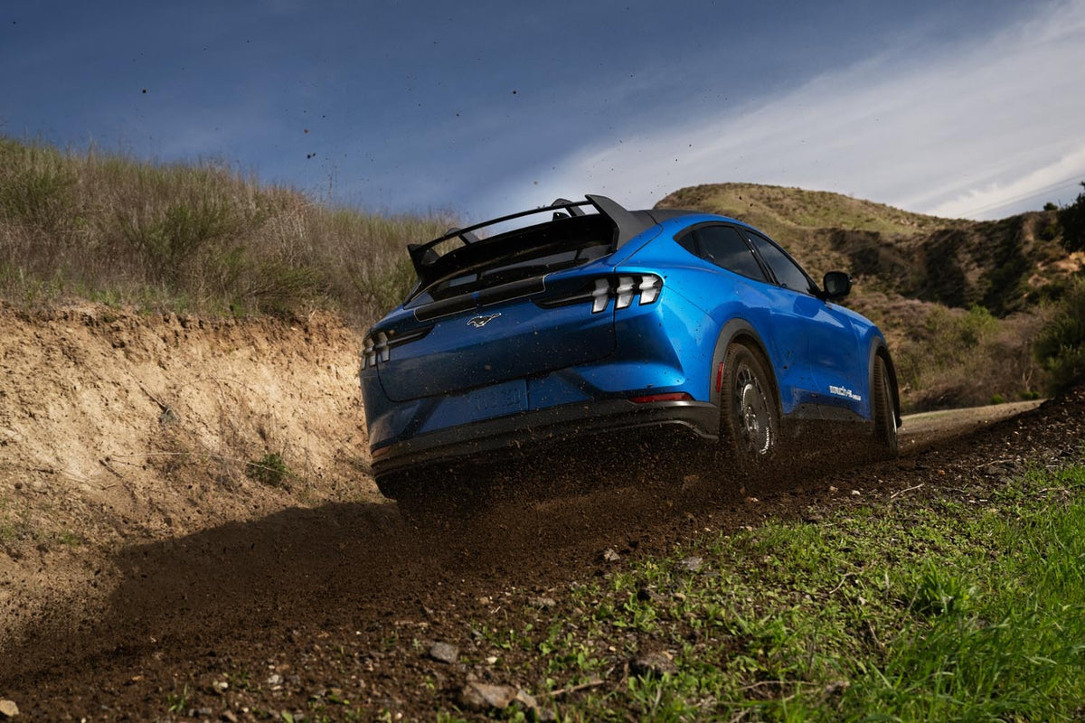 Official Ford Motor Company image of the 2026 Mustang Mach-E Rally.