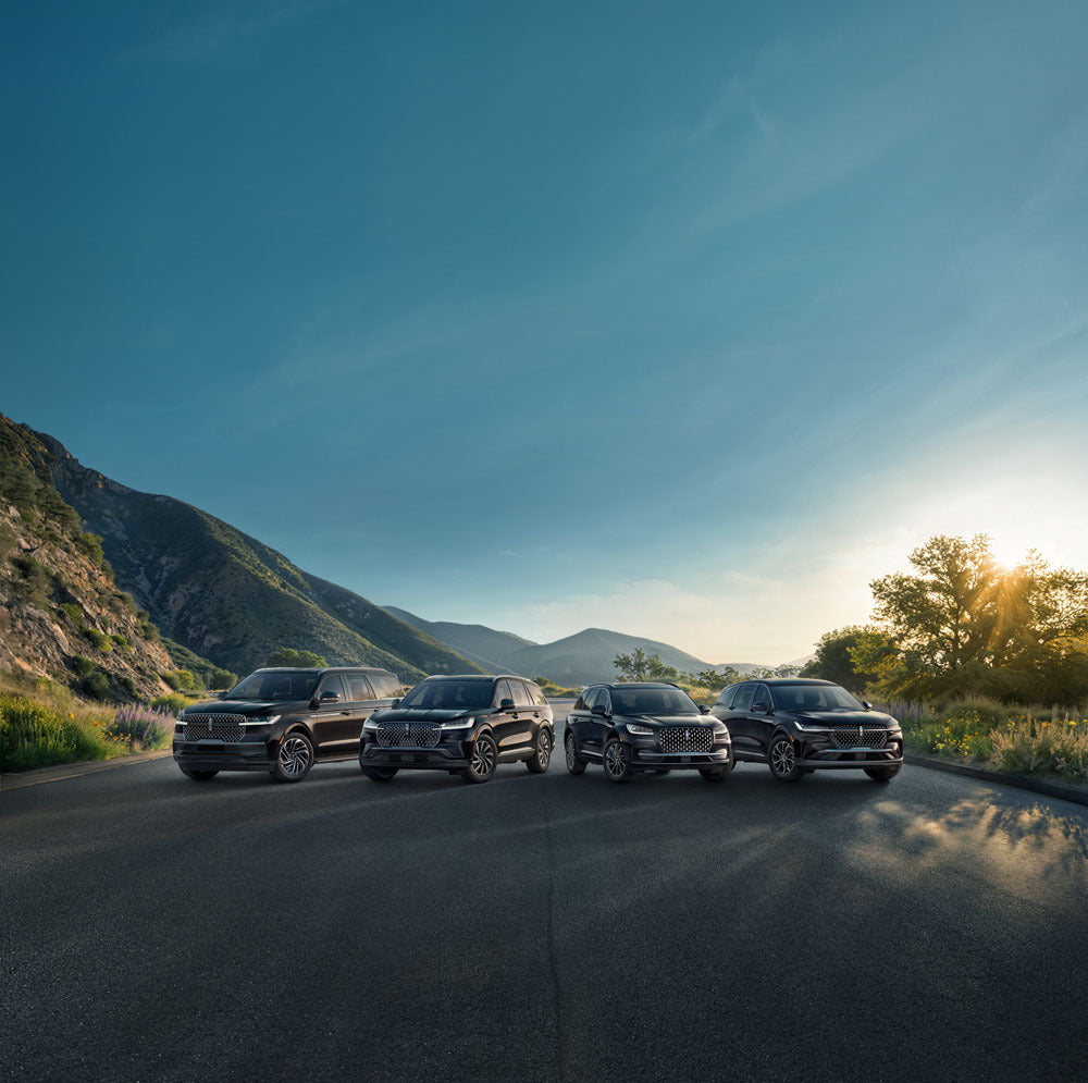Official Lincoln image presenting the 2026 Lincoln vehicle lineup.