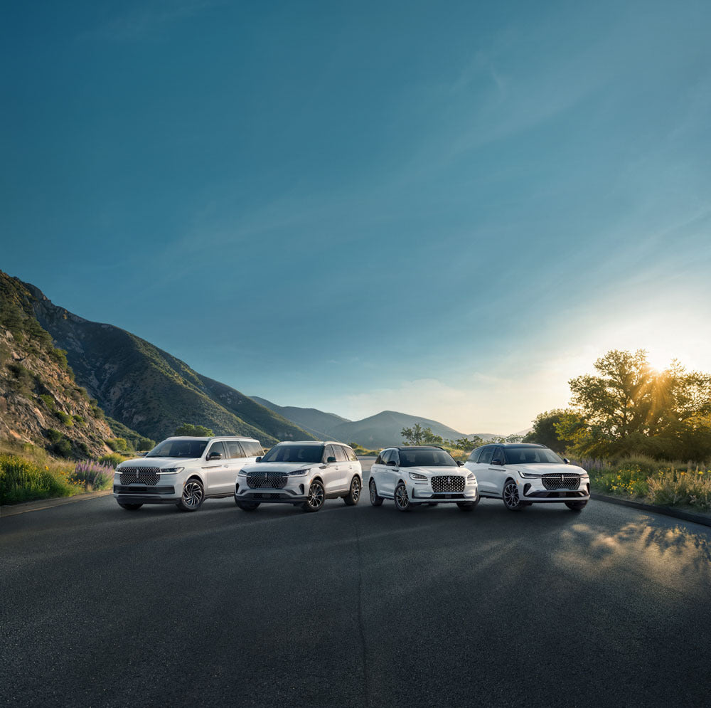 Official Lincoln image presenting the 2026 Lincoln vehicle lineup.