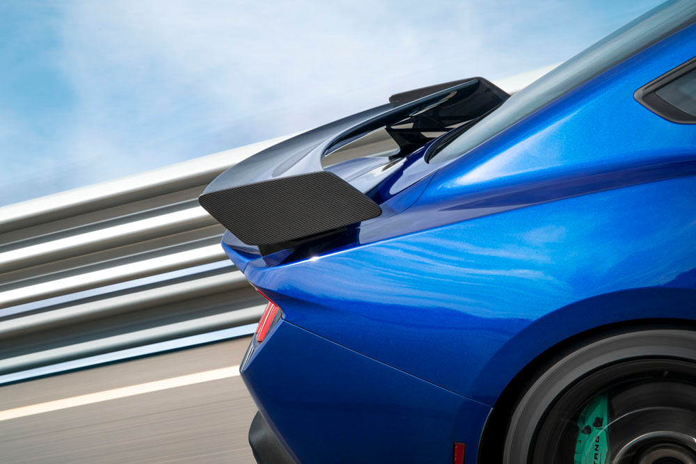 Official Ford Motor Company image of the 795-horsepower 2026 Mustang Dark Horse SC.