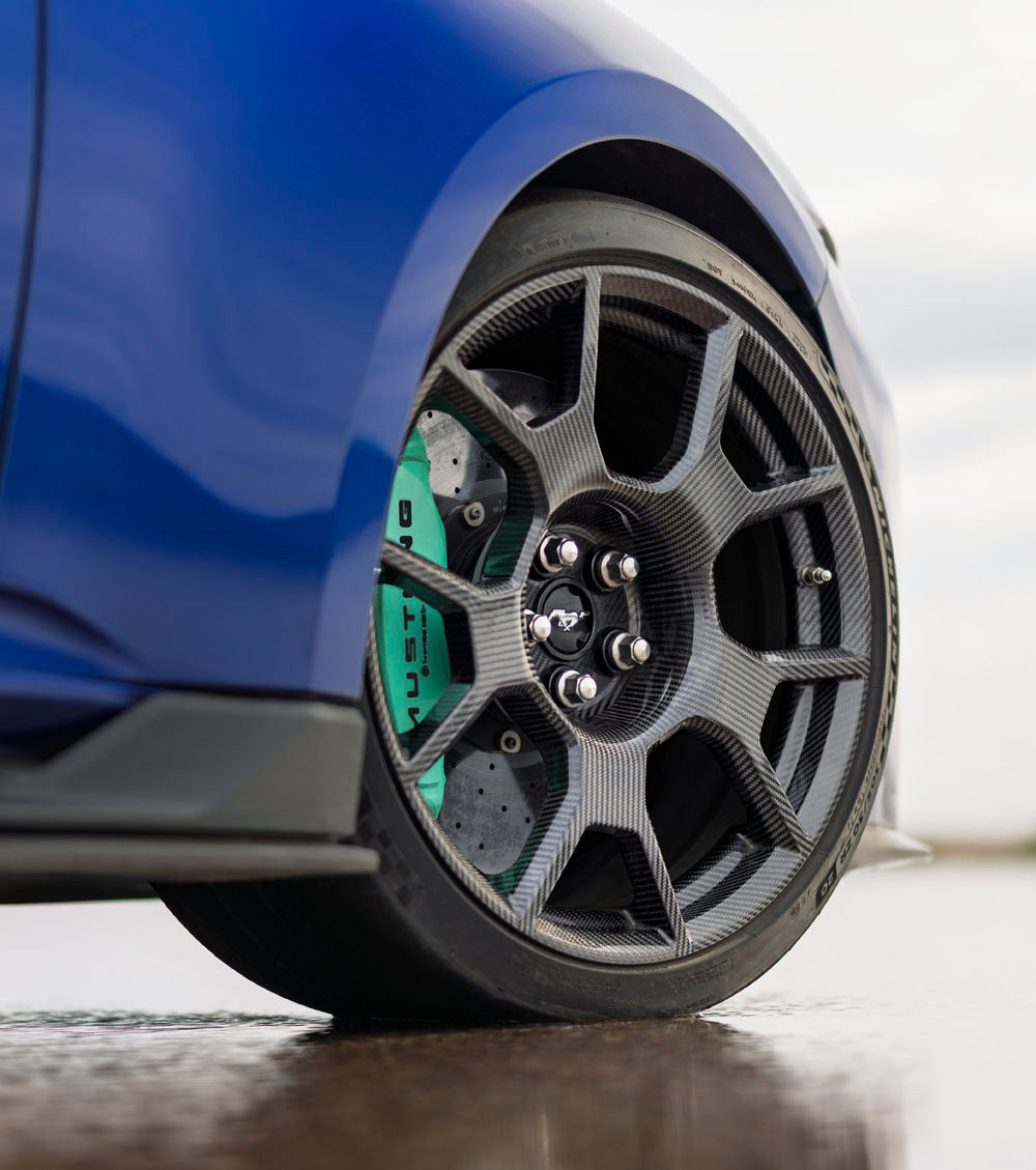 Official Ford Motor Company image of the 795-horsepower 2026 Mustang Dark Horse SC.