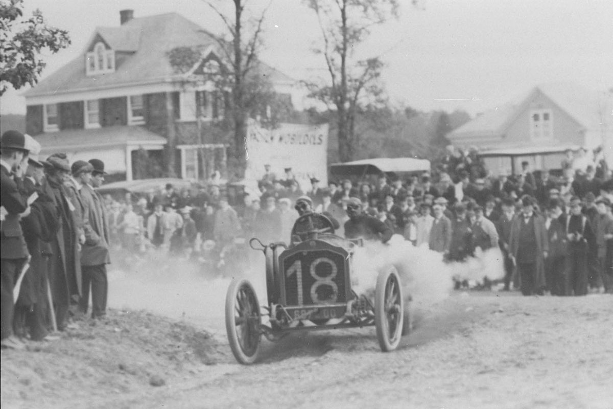 Ford Motor Company archival image documenting Vanderbilt Cup Race 1906.