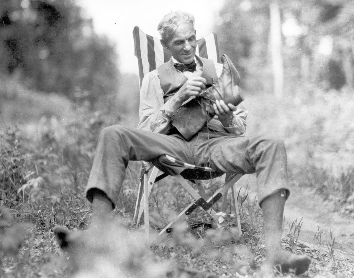 Ford Motor Company archival image documenting Vagabonds Camping Trip 1919.
