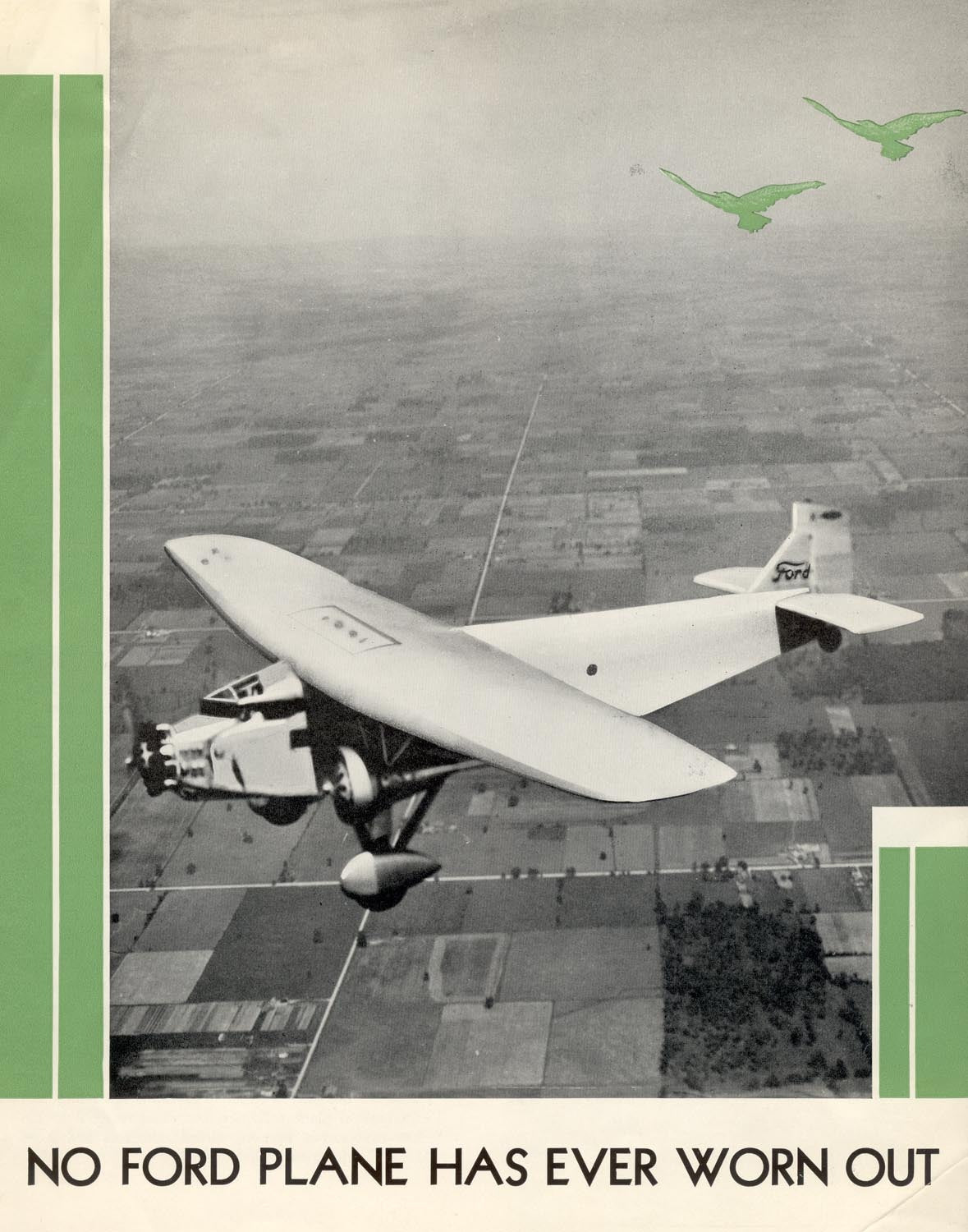 Ford Motor Company archival image documenting Ford Plane Brochure ca1927.