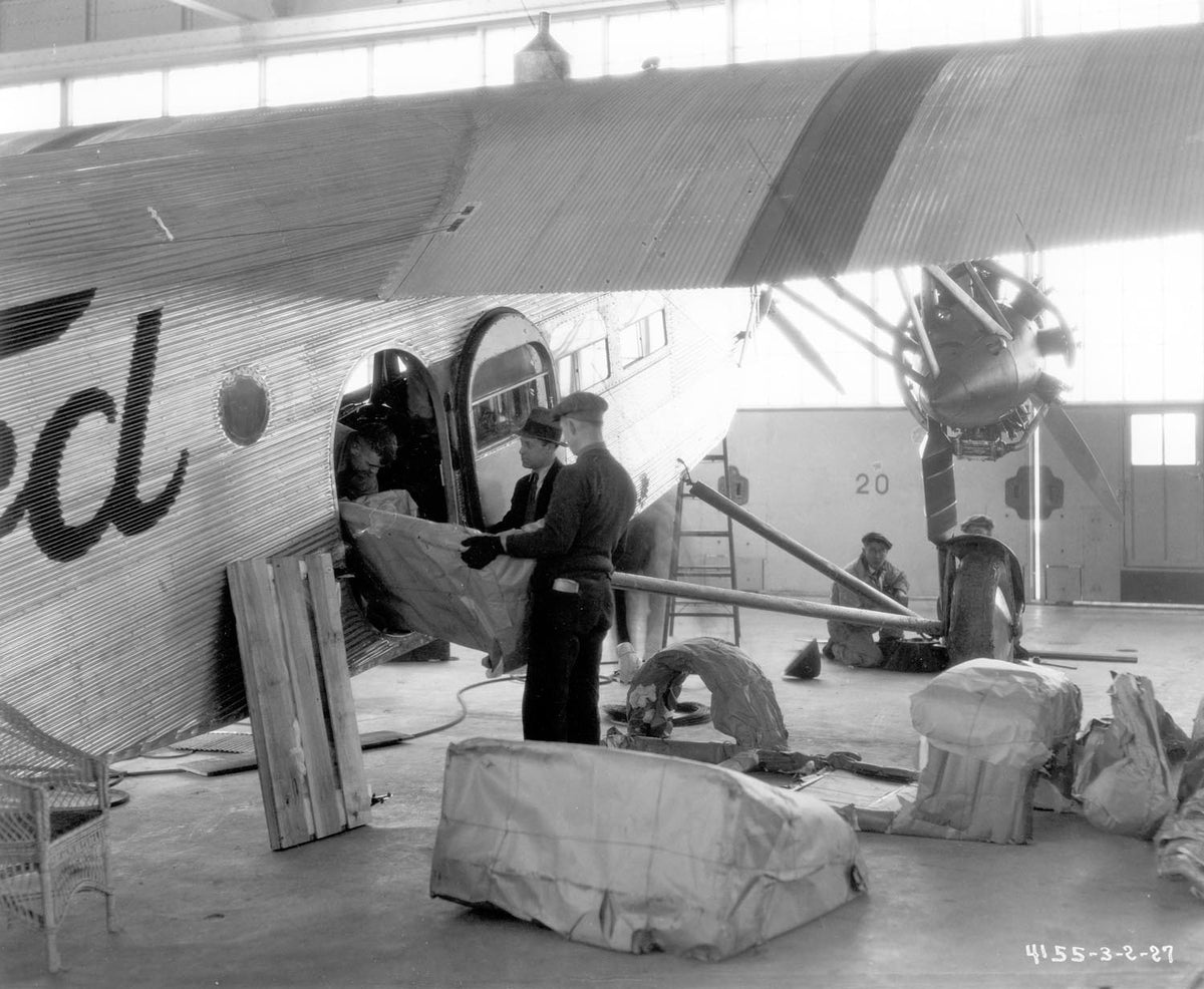 Ford Motor Company archival image documenting Ford Tri Motor Model T Parts 03 02 1927.