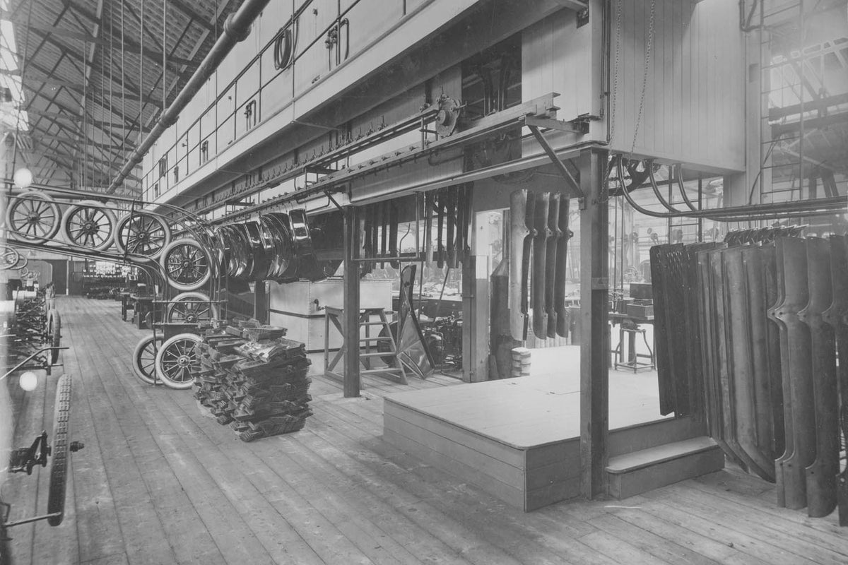 Original archival image documenting Manchester Plant ca1917.