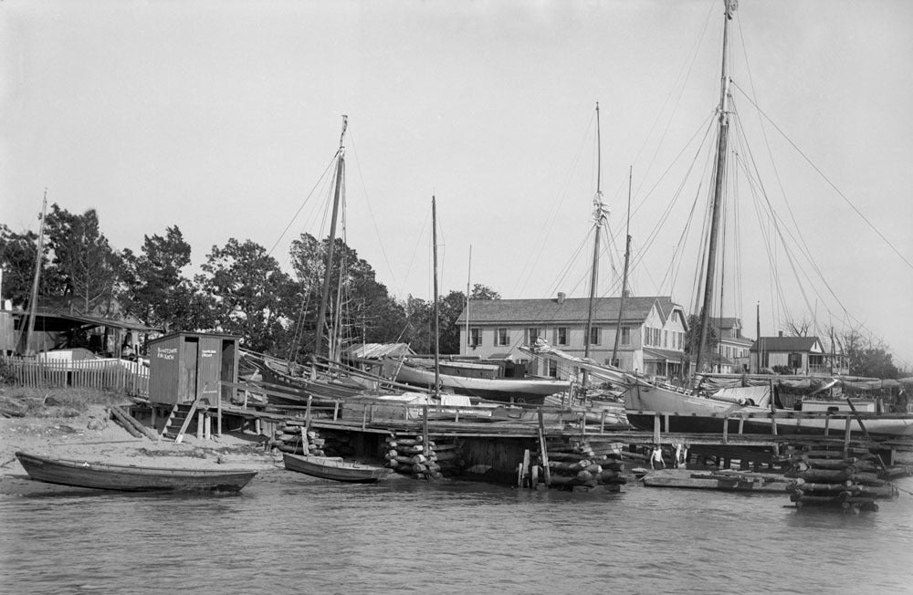 Boats Tebo Yacht Basin NY 1890 1910 0400-2568