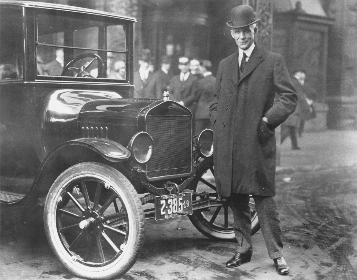 Ford Motor Company archival image documenting Henry Ford Model T 1921.