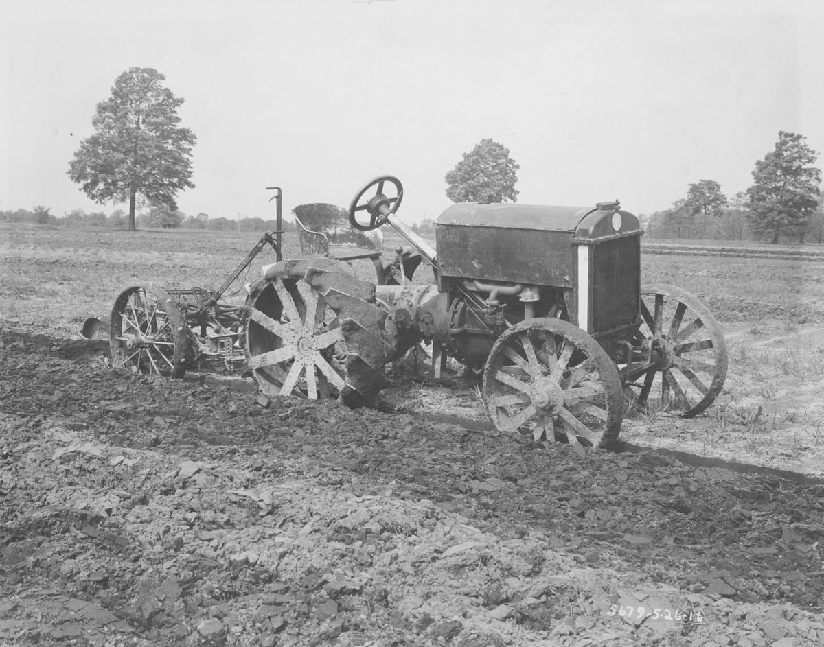 Ford Motor Company archival image documenting Fordson Tractor Prototype 05 26 1916.