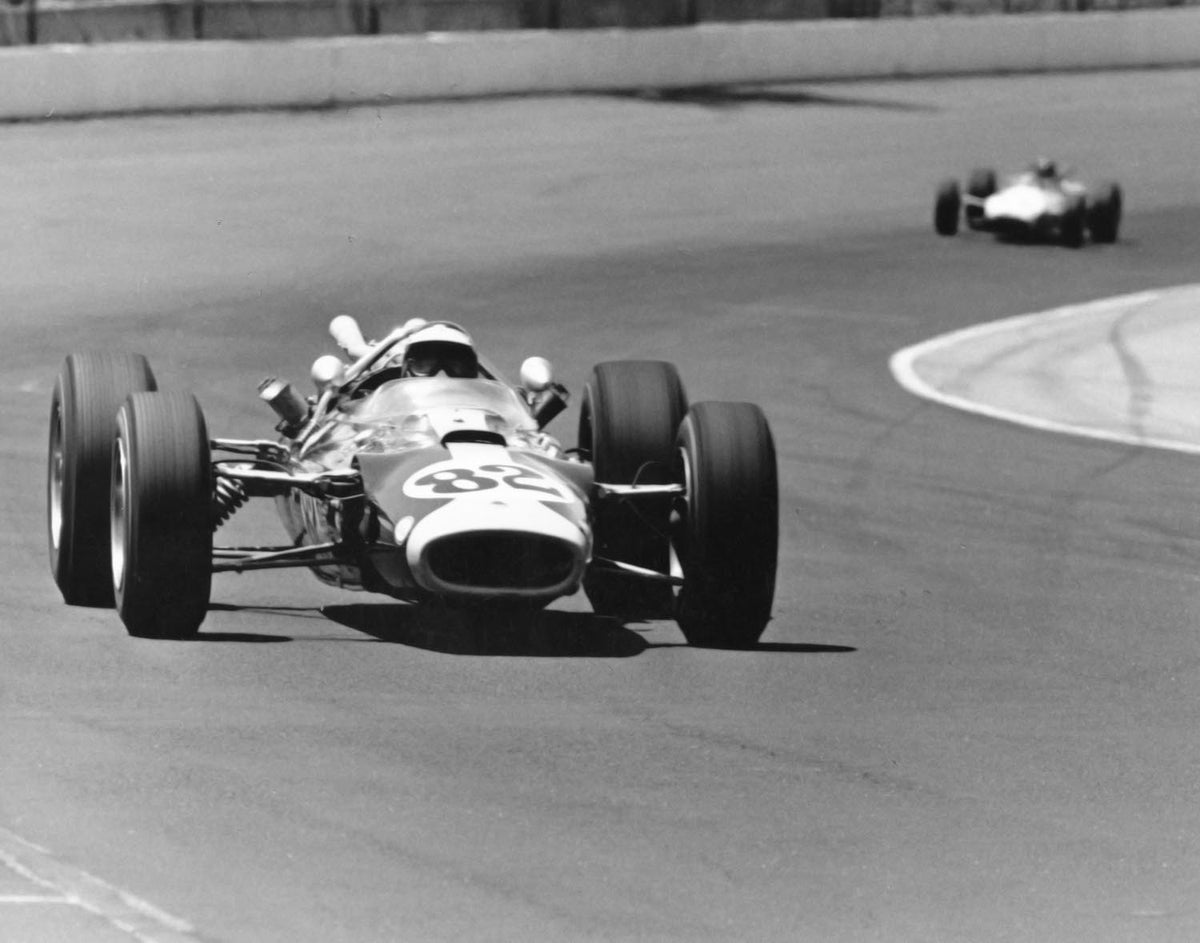 Ford Motor Company archival image documenting Lotus Race Car Indianapolis 500 1965.