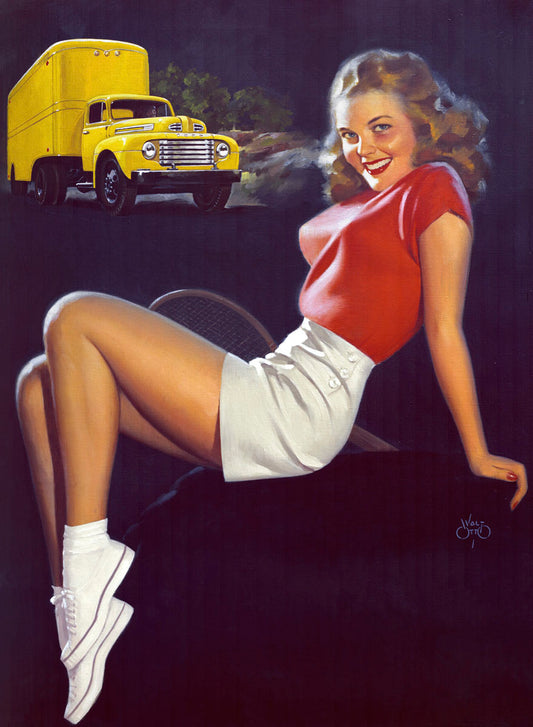 Ford Truck Vintage Pin Up  0400-8266