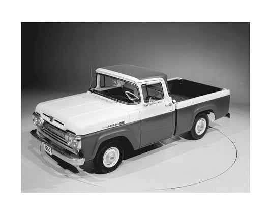 1960 Ford F 100 Custom Cab pickup truck 0400-8495