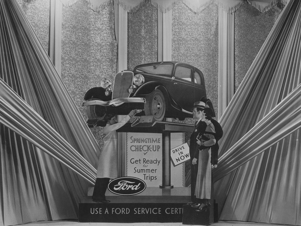 1934 Ford Advertising poster for Spring Checkup 0400-8852